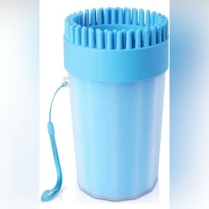 2 IN 1 Portable Dog Paw Cleaner for Small/Medium dogs-New